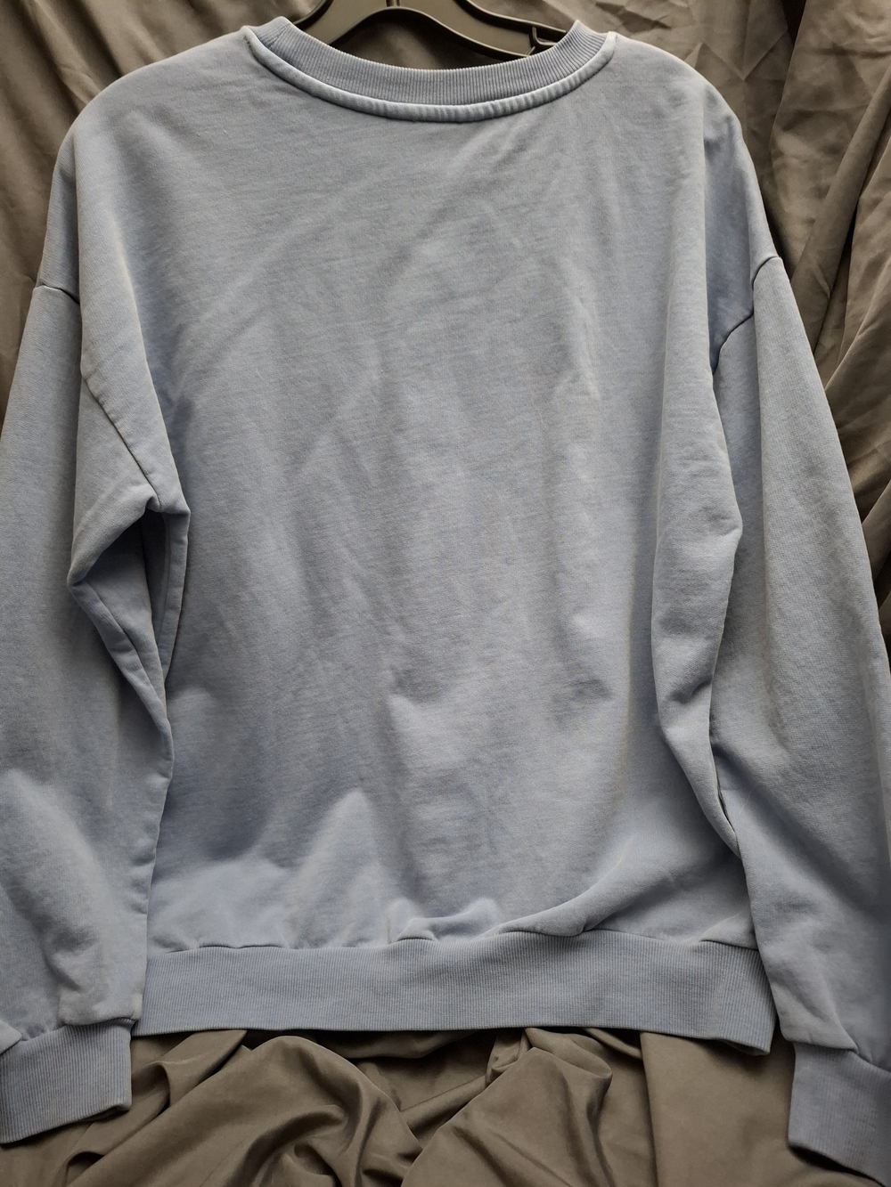 Women’s Bixby Oversized Chicago Crewneck Sweatshirt - Light Blue - Picture 10 of 11